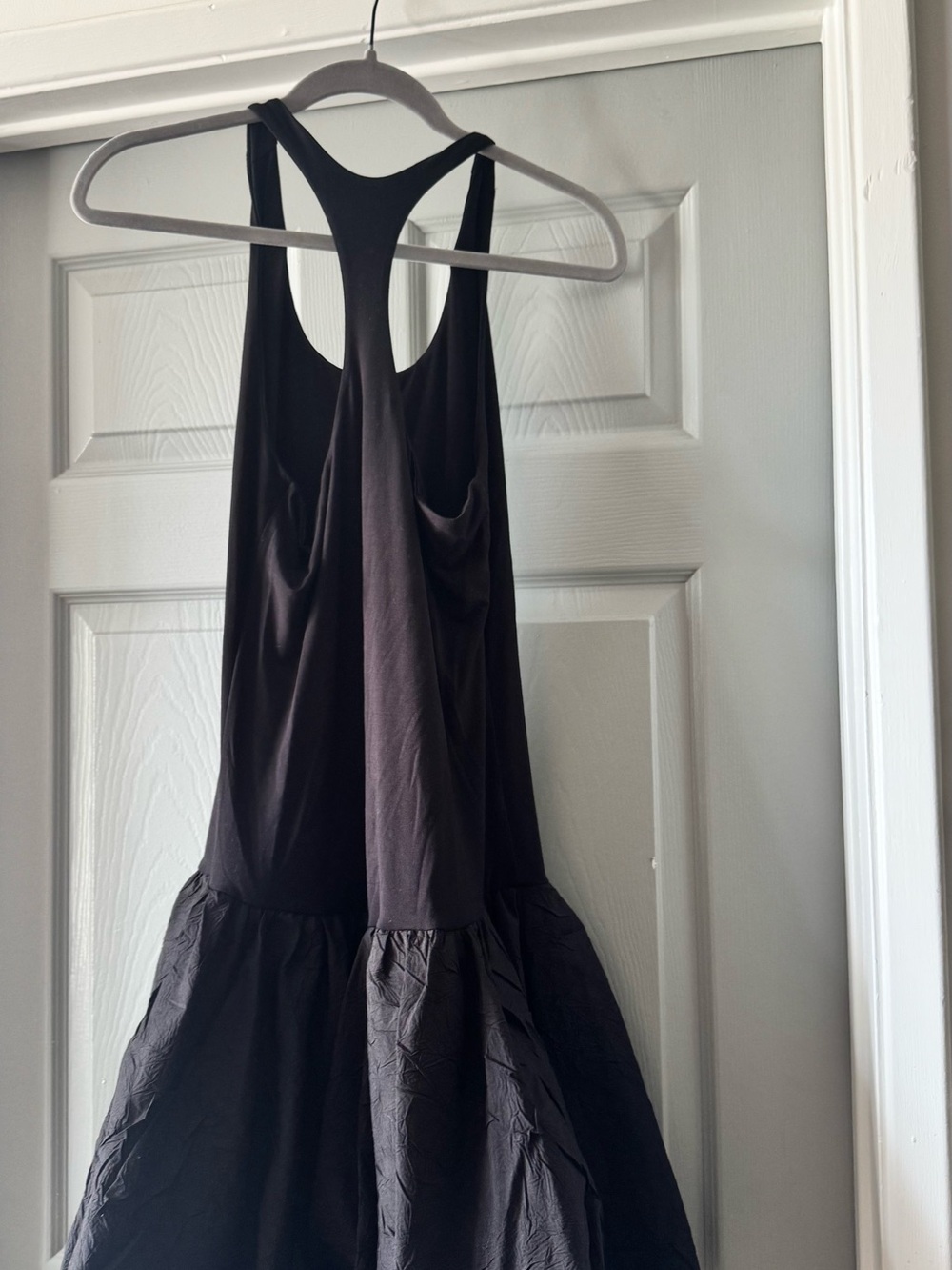 The Line by K Black Racerback  Bubble hem Dress - Picture 2 of 4